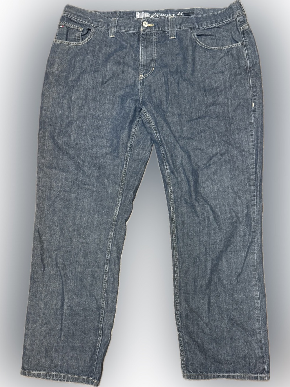 Hilfiger Classic Straight Leg Men's Dark Blue Denim Jeans | Sz 44/34